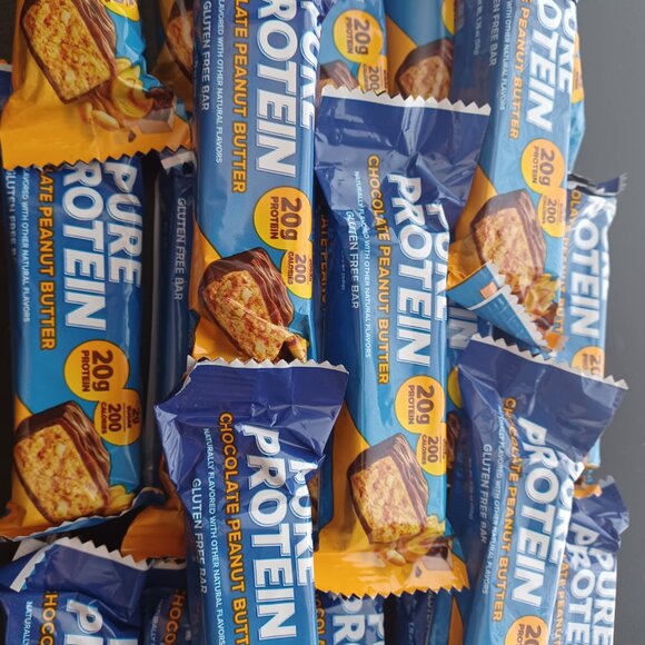 Pure Protein Chocolate Peanut Butter Bars, 20 count (Barras de Proteína) - Picture 4 of 8